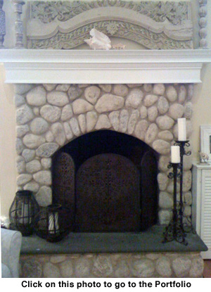 Choose from a variety of looks for your custom fireplace with Cantone and Sons Mason Contractors